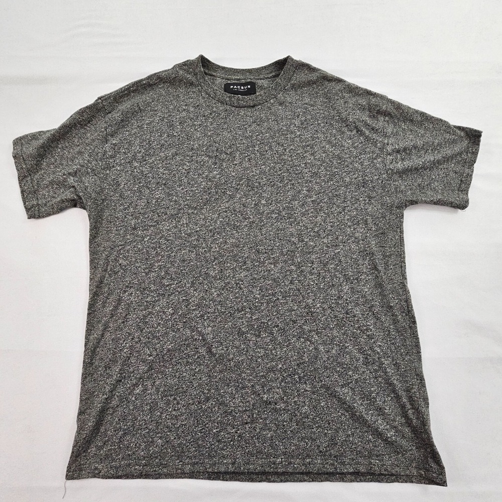 PacSun Los Angeles Gray Short Sleeve Cotton Blend Boxy Fit T-Shirt Men's M